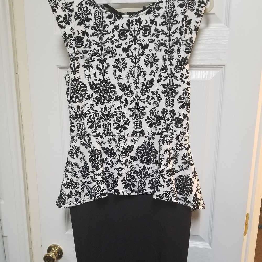 Black and White Dress